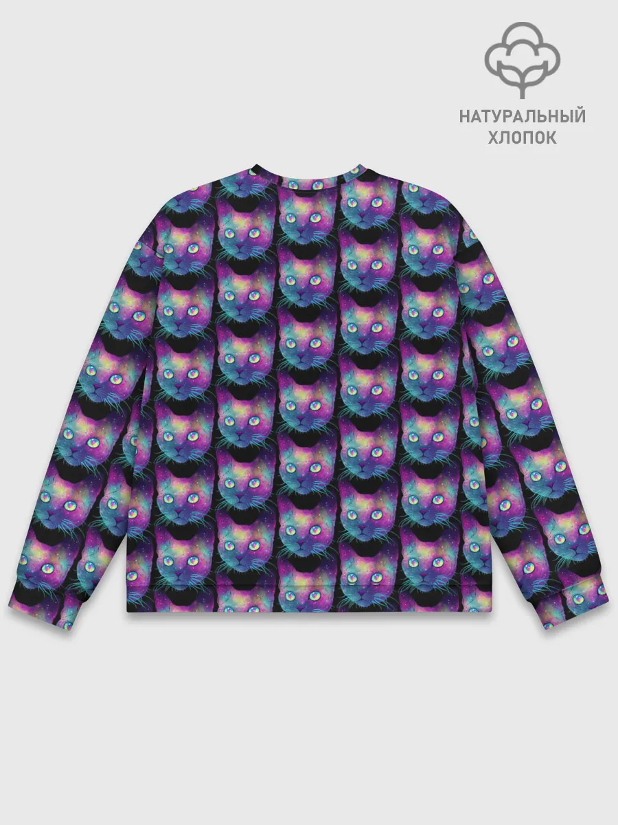 Мужской свитшот базовый / Cat Space