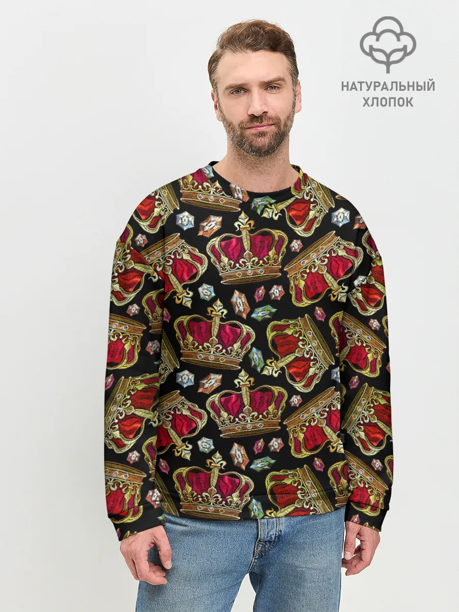 Мужской свитшот базовый / Короны