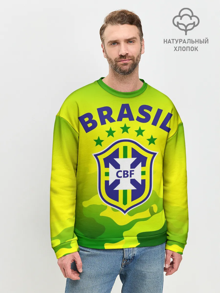 Мужской свитшот базовый / Бразилия