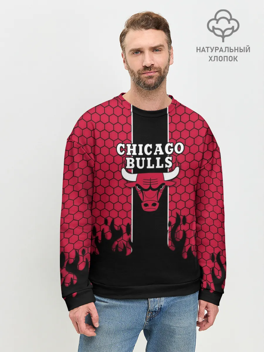 Мужской свитшот базовый / CHICAGO BULLS