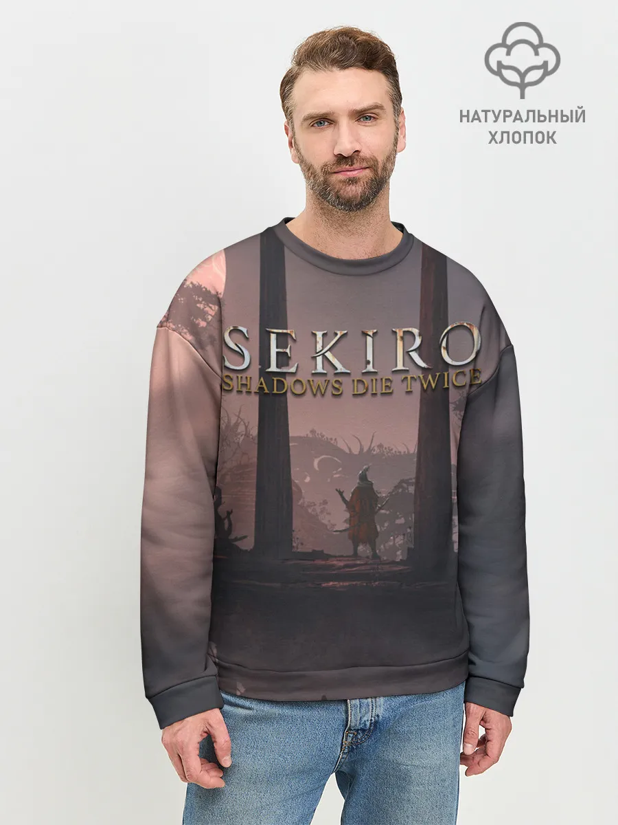 Мужской свитшот базовый / Sekiro: Shadows Die Twice