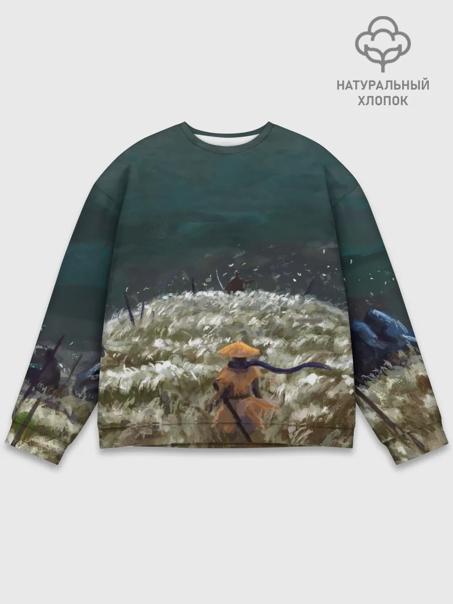 Мужской свитшот базовый / Sekiro: Shadows Die Twice