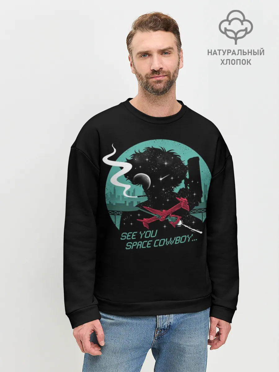 Мужской свитшот базовый / Ковбой Бибоп