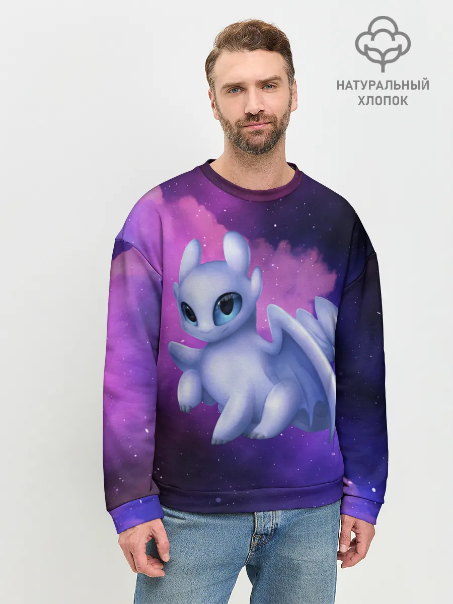 Мужской свитшот базовый / Как приручить дракона