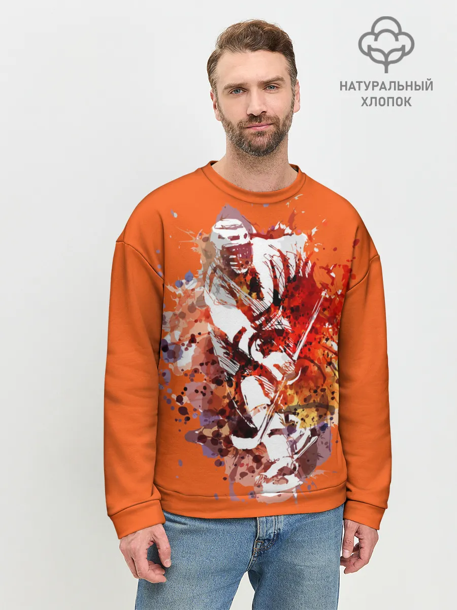 Мужской свитшот базовый / Хоккей