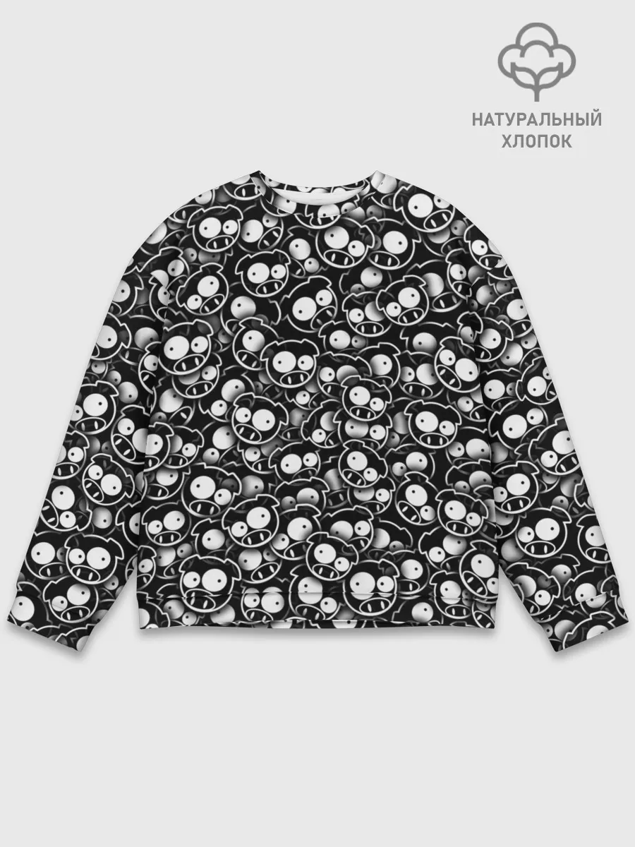 Мужской свитшот базовый / Subaru rally pigs