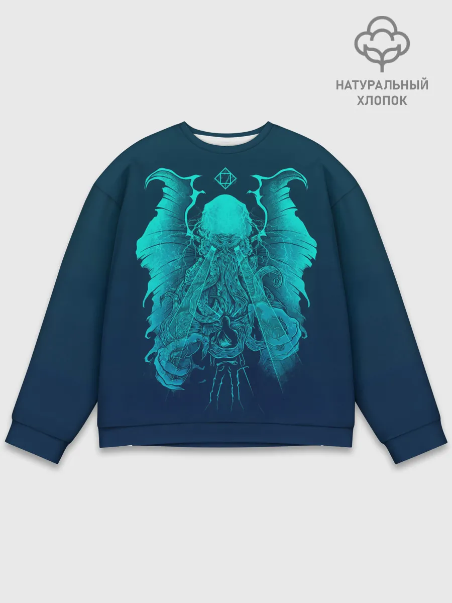 Мужской свитшот базовый / Ктулху