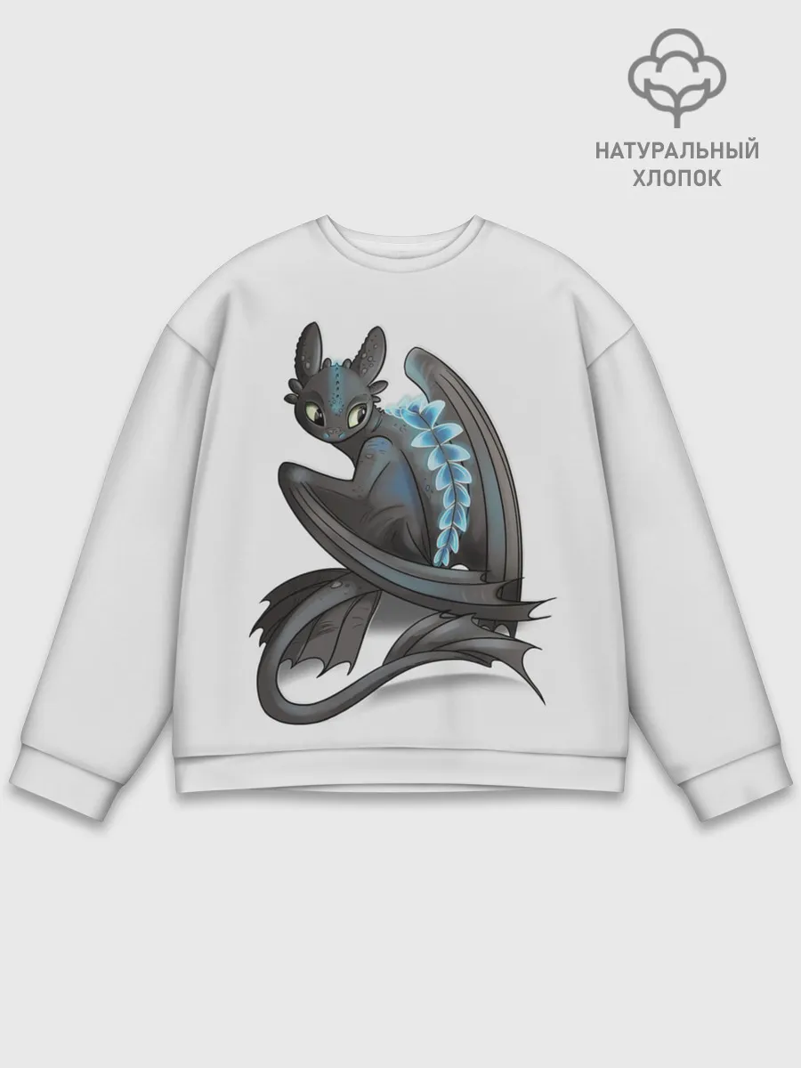 Мужской свитшот базовый / Как приручить дракона