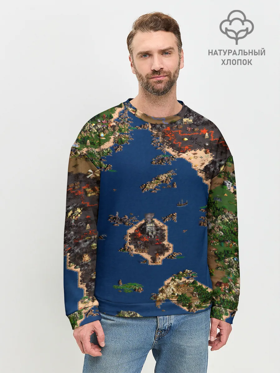 Мужской свитшот базовый / heroes 3 game