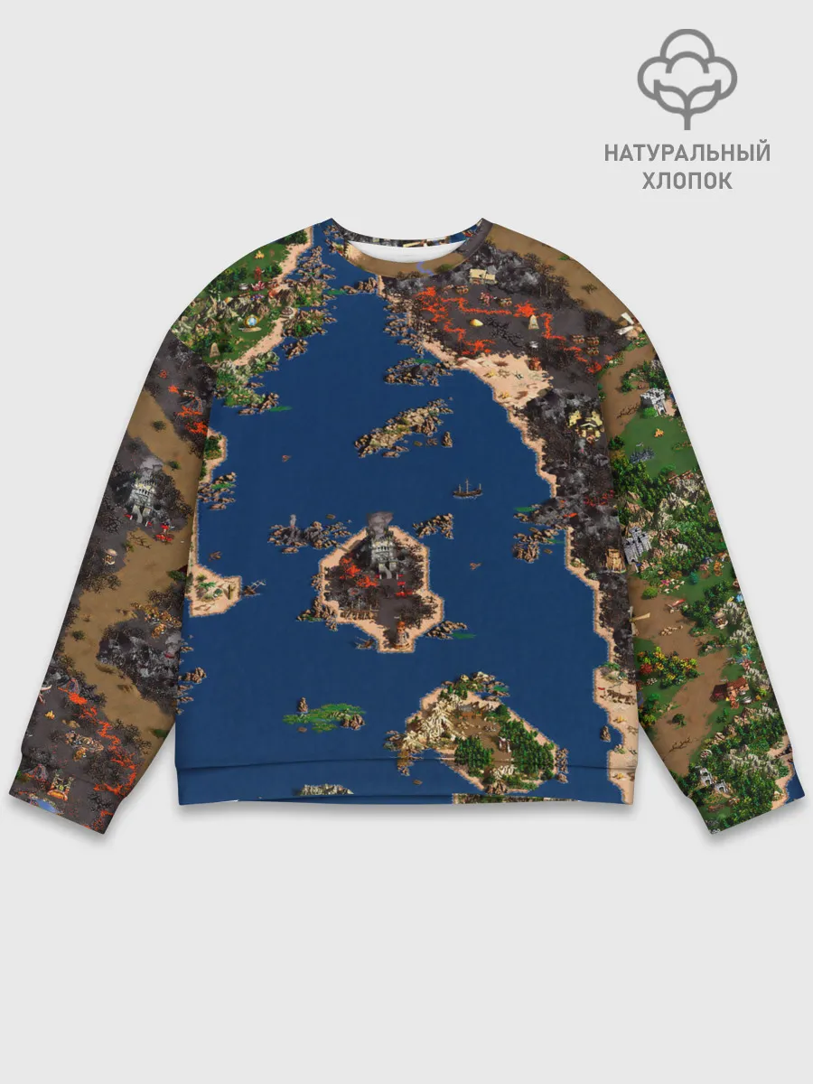 Мужской свитшот базовый / heroes 3 game