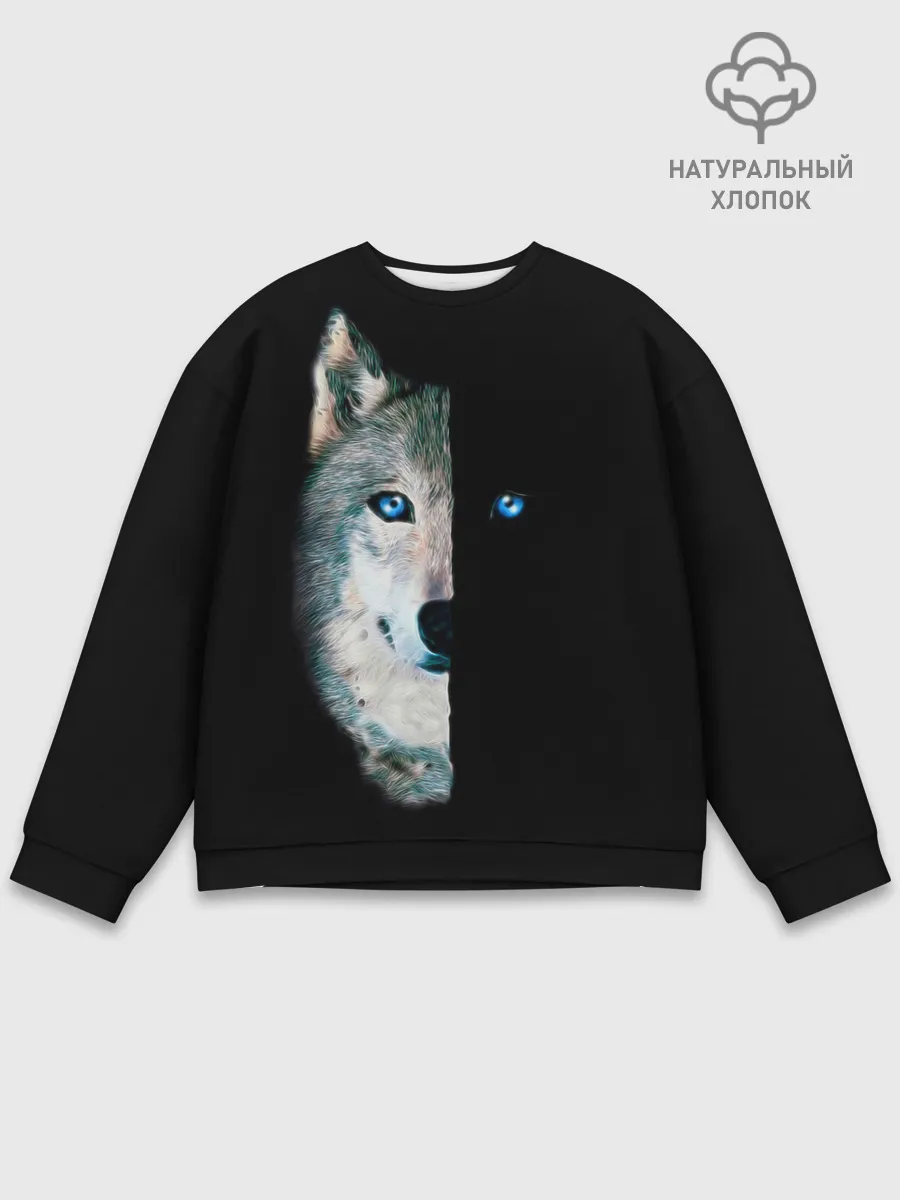 Мужской свитшот базовый / Волк