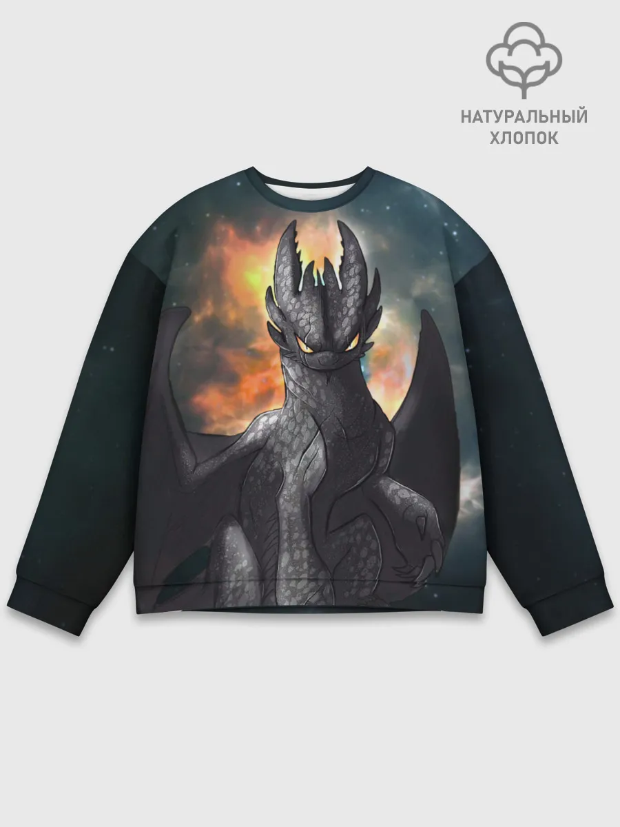 Мужской свитшот базовый / Night Fury