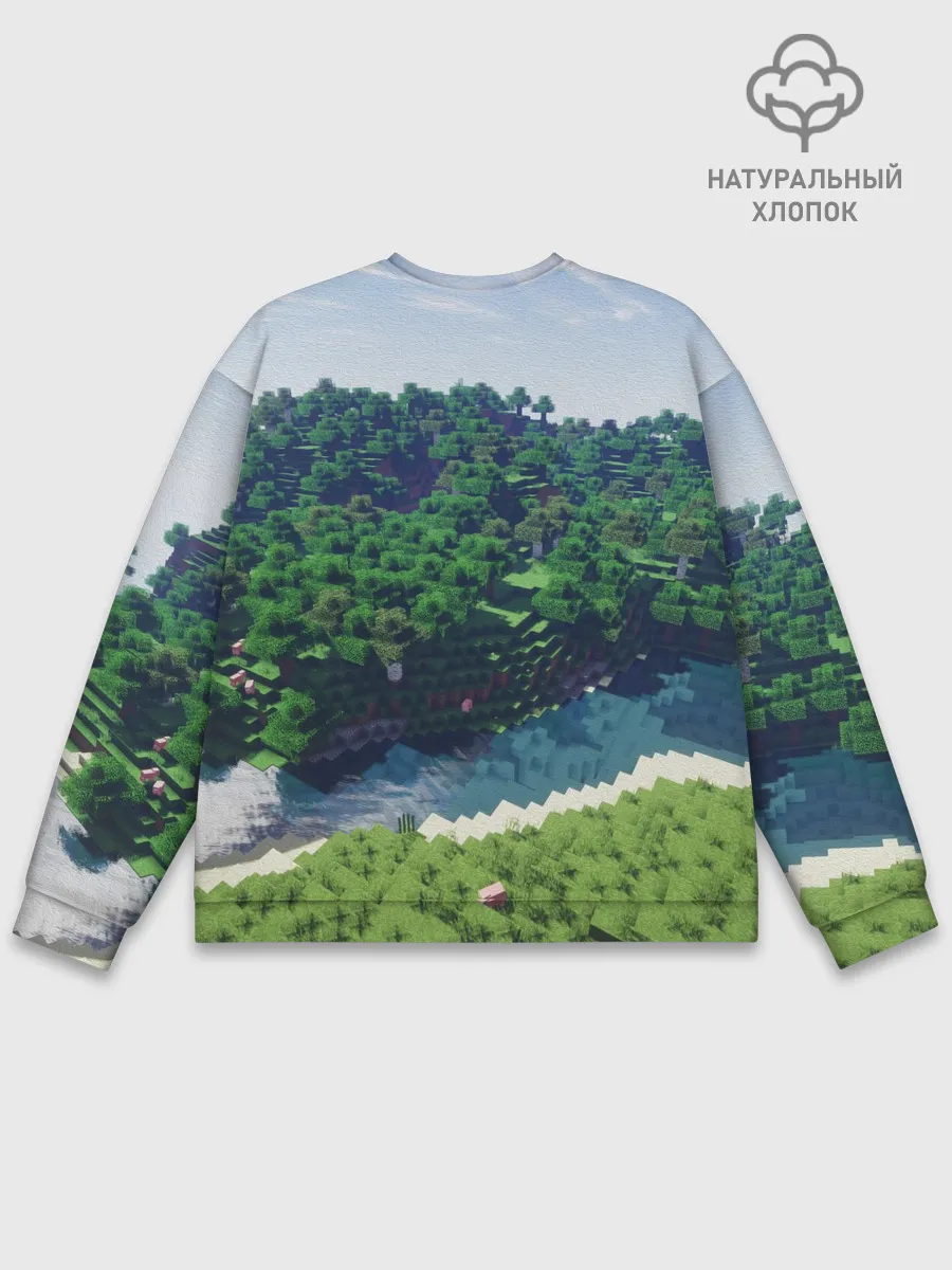 Мужской свитшот базовый / Minecraft