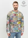 Мужской свитшот базовый / Деньги мира
