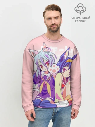 Мужской свитшот базовый / аниме ушки