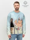 Мужской свитшот базовый / KonoSuba бутылка