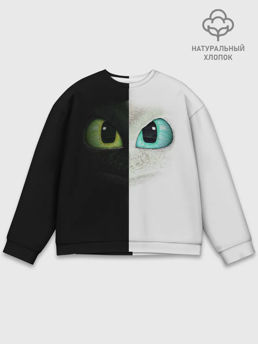 Мужской свитшот базовый / Как приручить дракона