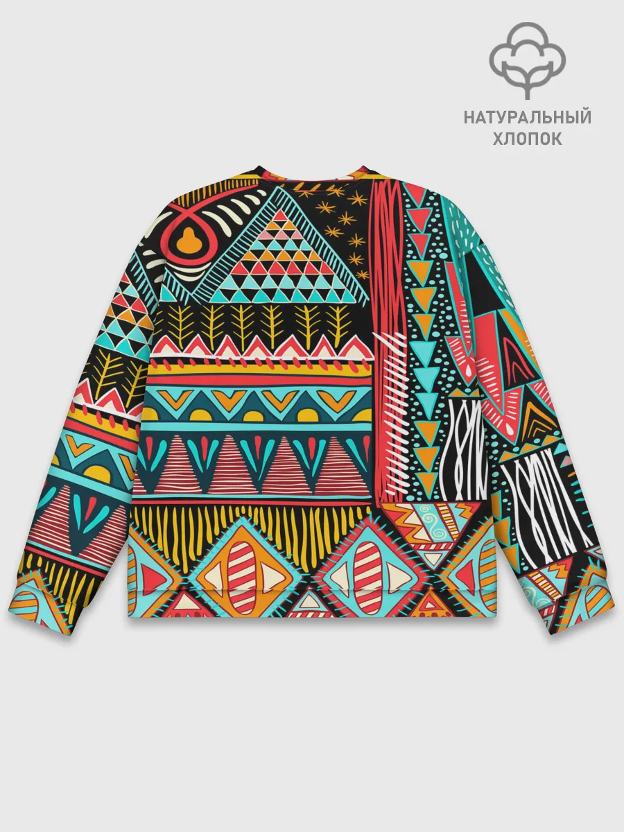 Мужской свитшот базовый / Африканский стиль