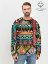 Мужской свитшот базовый / Африканский стиль