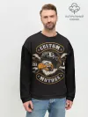 Мужской свитшот базовый / American eagle with cigar