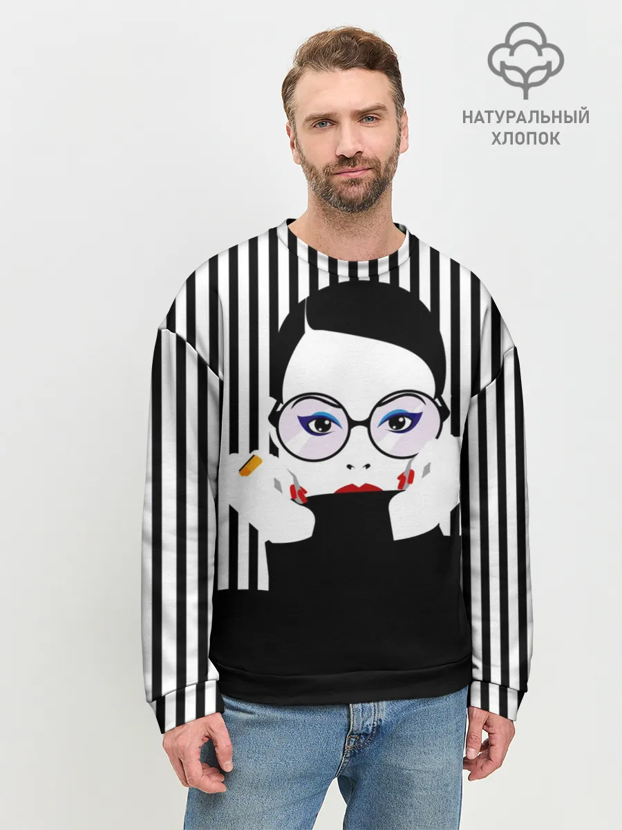 Мужской свитшот базовый / Fashion girl