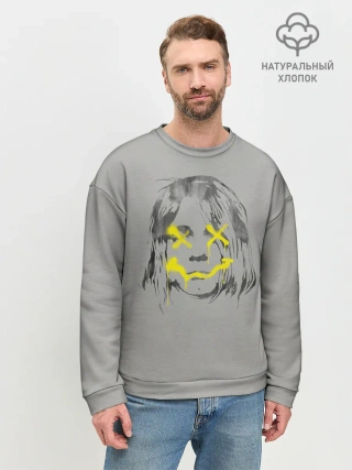 Мужской свитшот базовый / Курт Кобейн