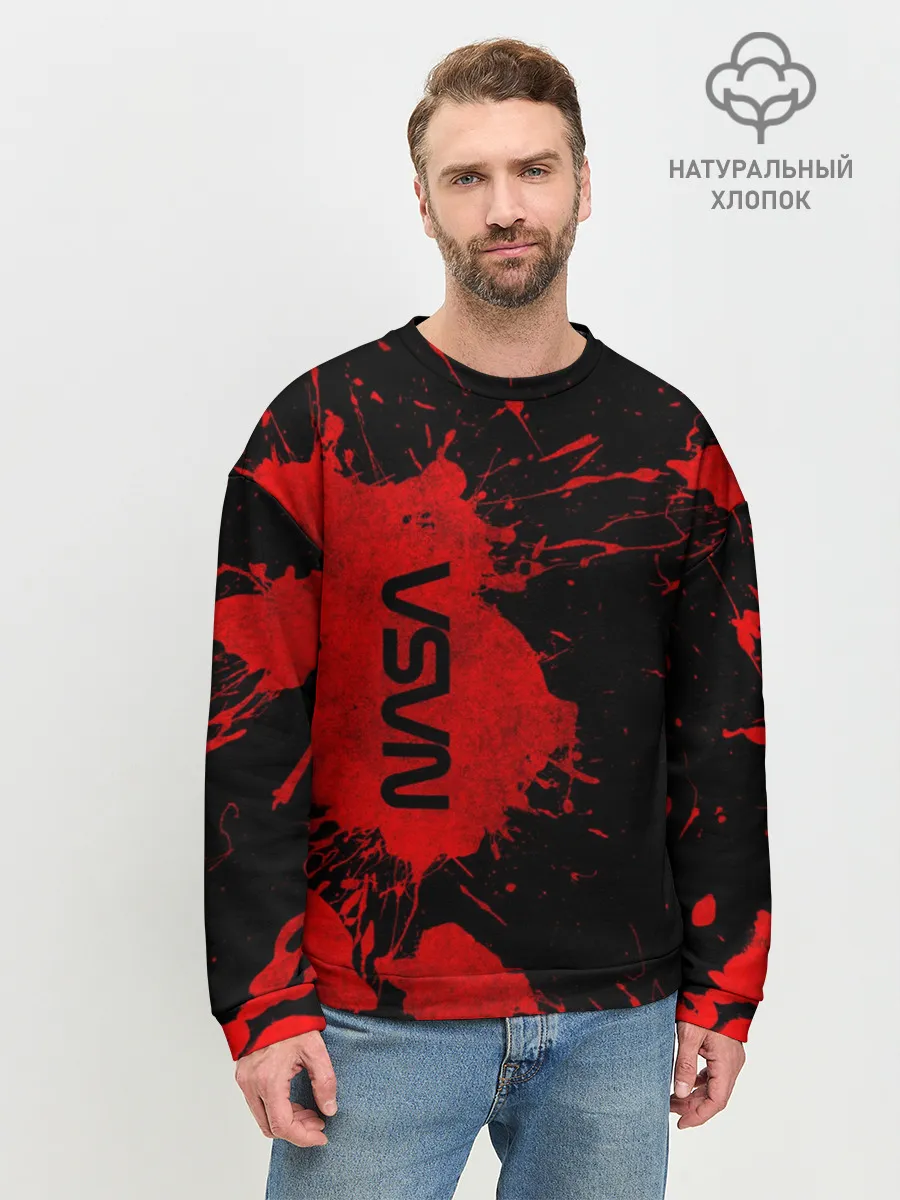 Мужской свитшот базовый / NASA