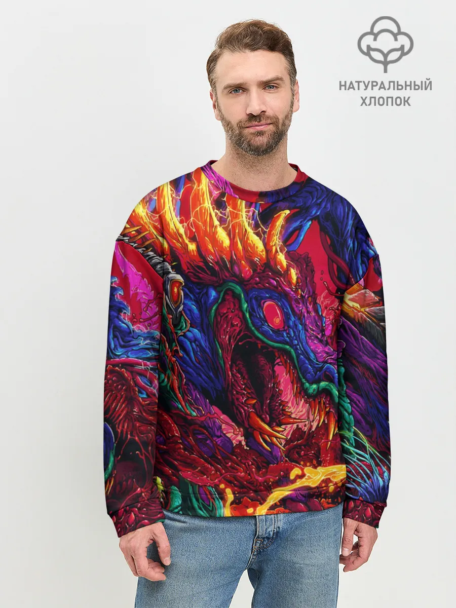 Мужской свитшот базовый / Hyper Beast