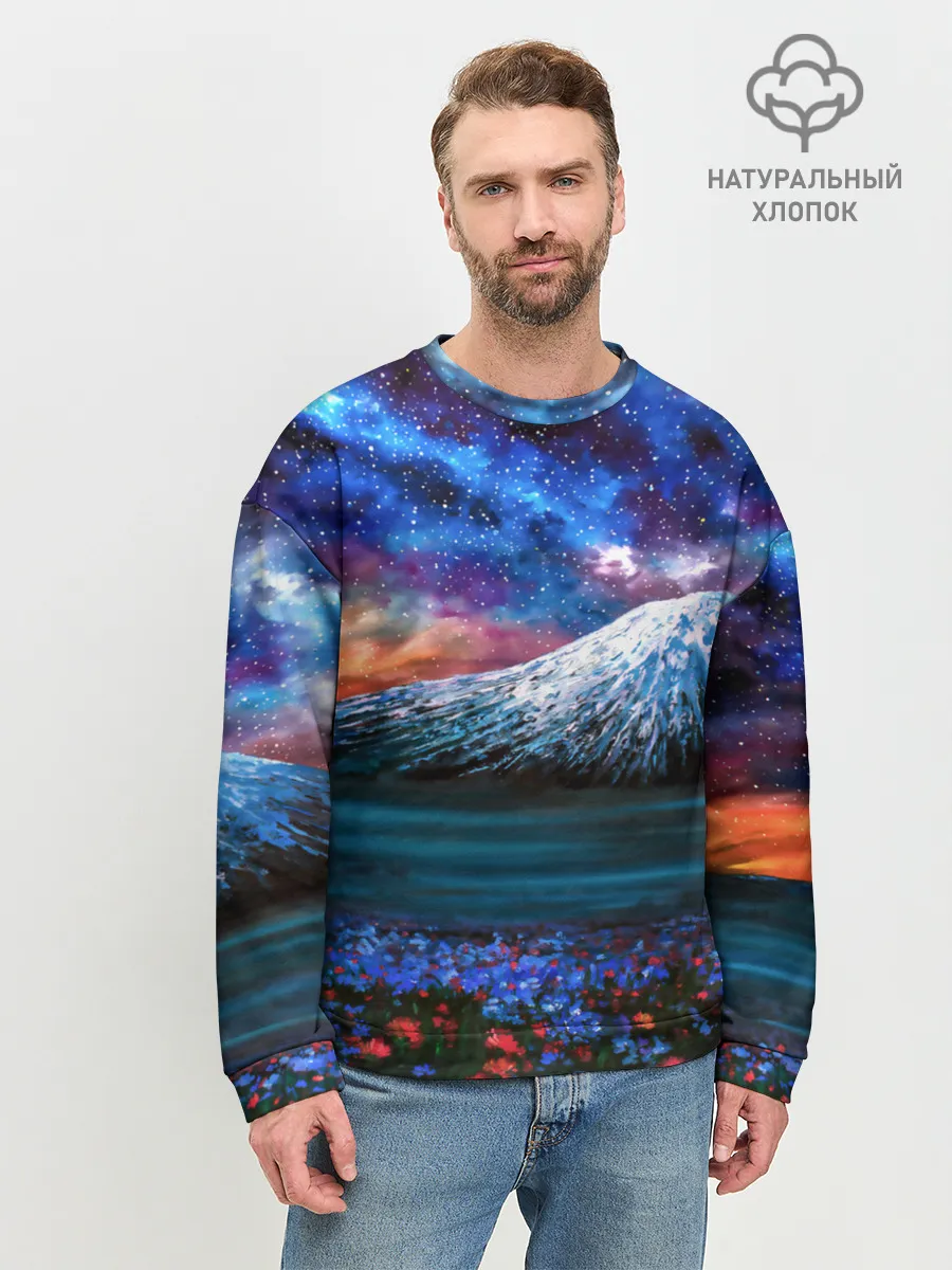 Мужской свитшот базовый / Космос