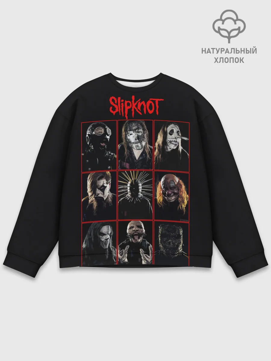 Мужской свитшот базовый / Slipknot-Alltogether