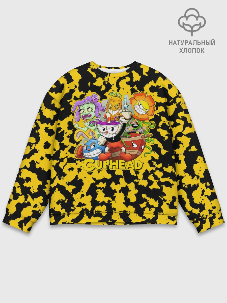 Мужской свитшот базовый / Cuphead