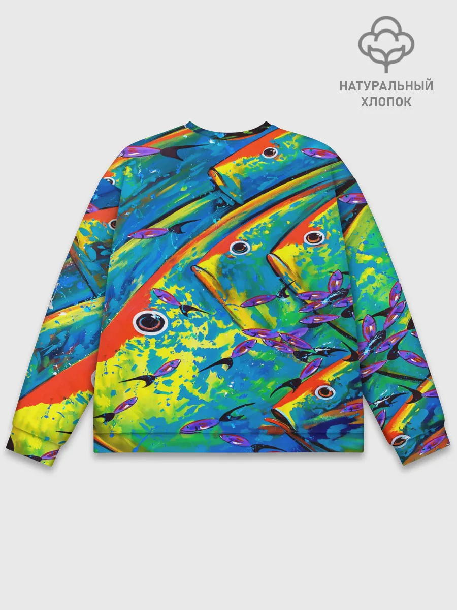 Мужской свитшот базовый / Рыбы