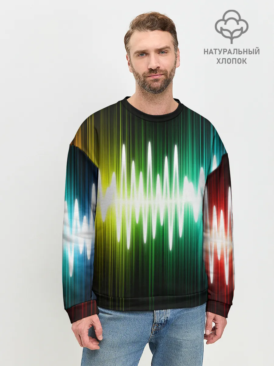 Мужской свитшот базовый / music