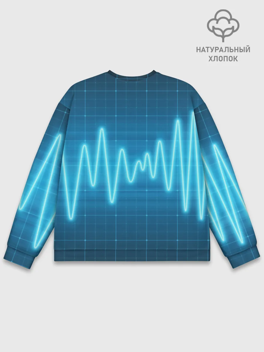 Мужской свитшот базовый / music line