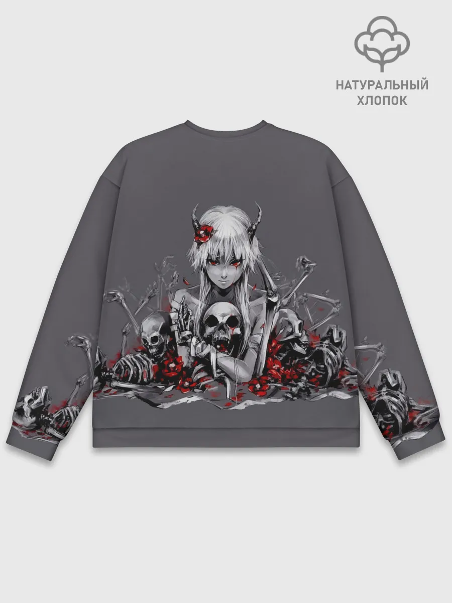 Мужской свитшот базовый / Girl & Death