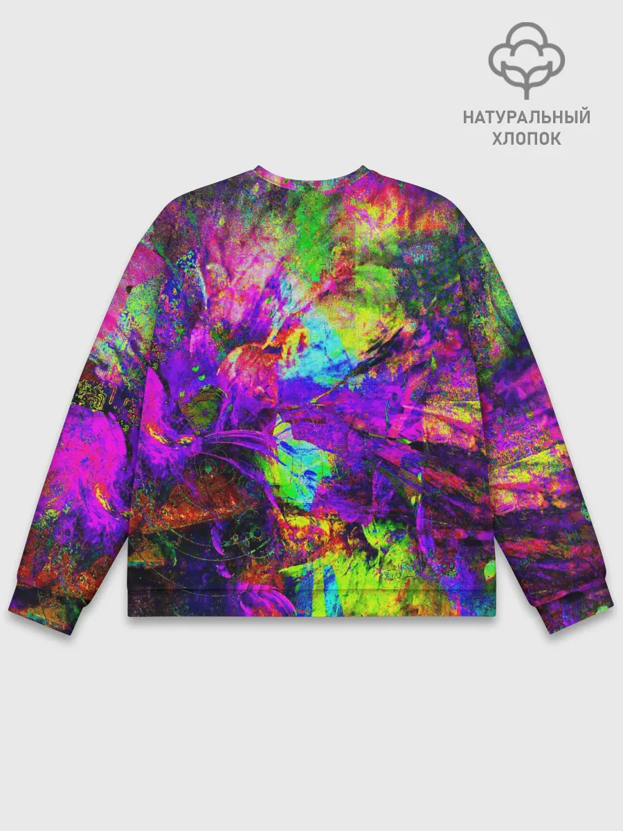 Мужской свитшот базовый / Буйство цвета