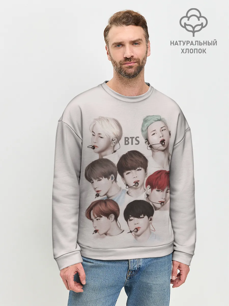 Мужской свитшот базовый / BTS