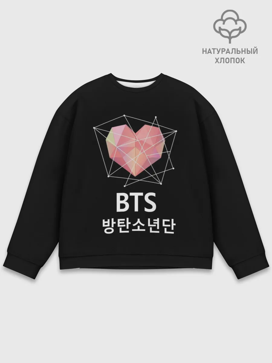 Мужской свитшот базовый / BTS