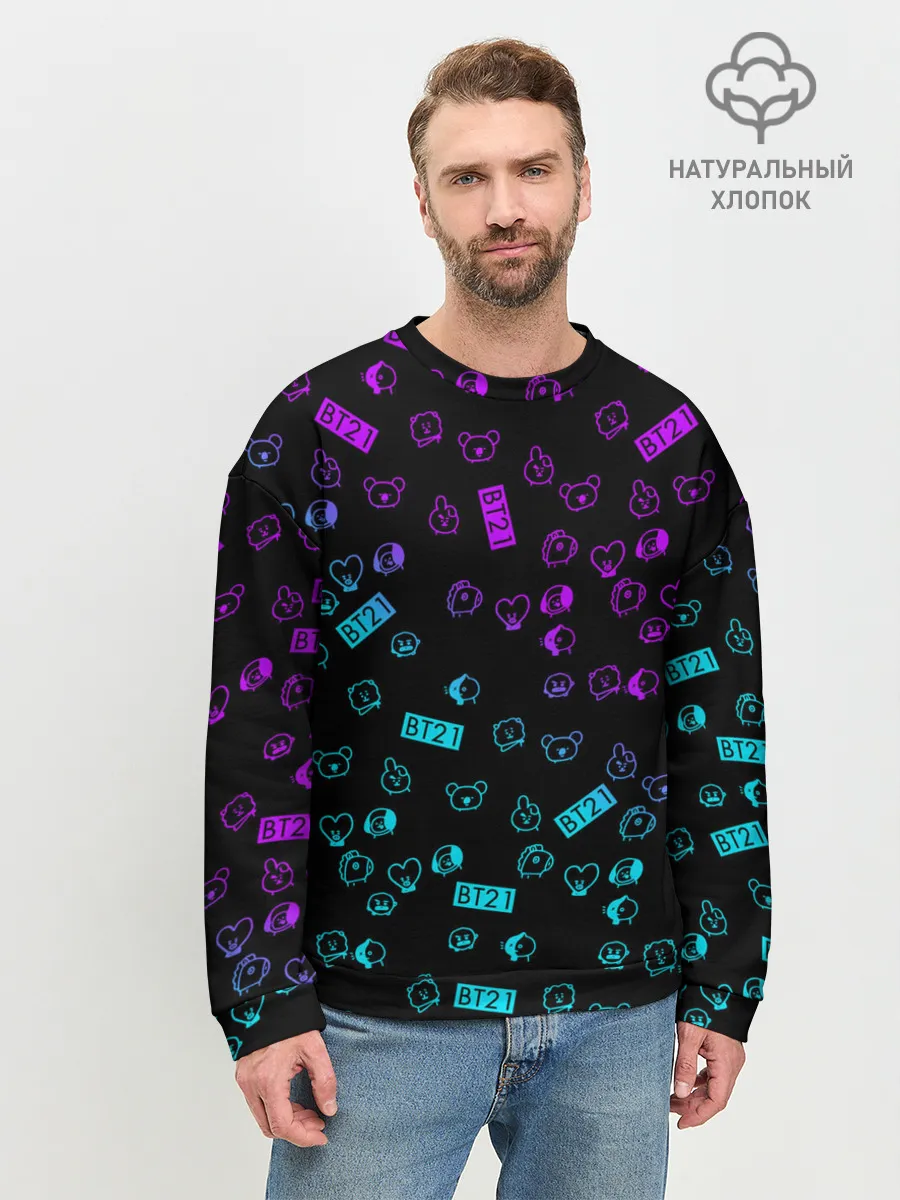 Мужской свитшот базовый / BTS BT21
