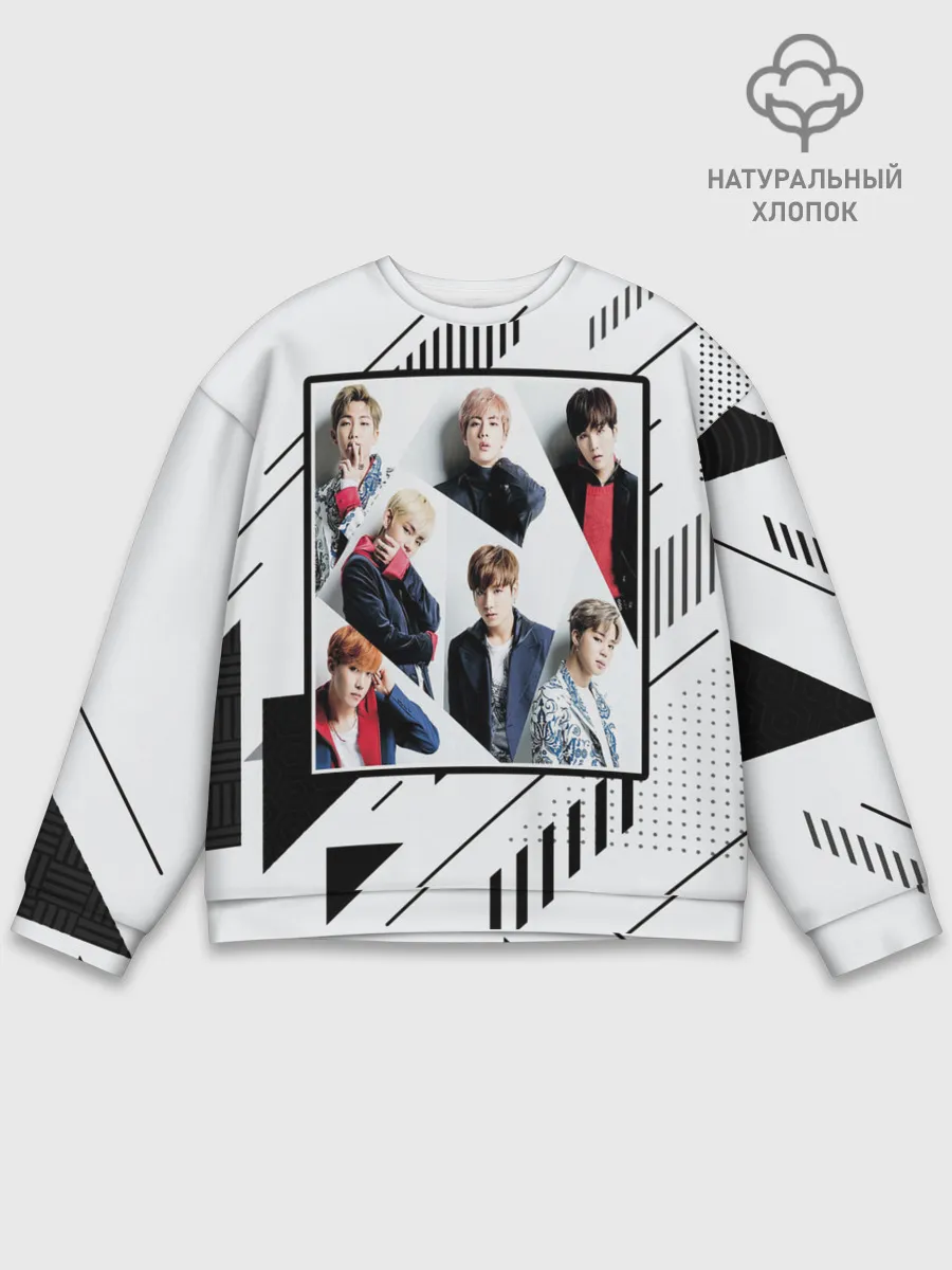 Мужской свитшот базовый / BTS