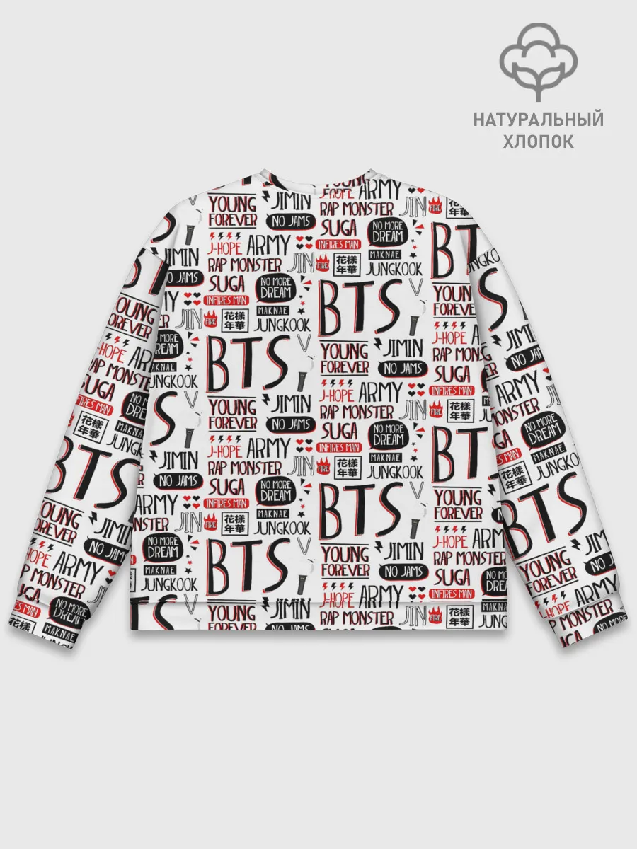 Мужской свитшот базовый / BTS Collage