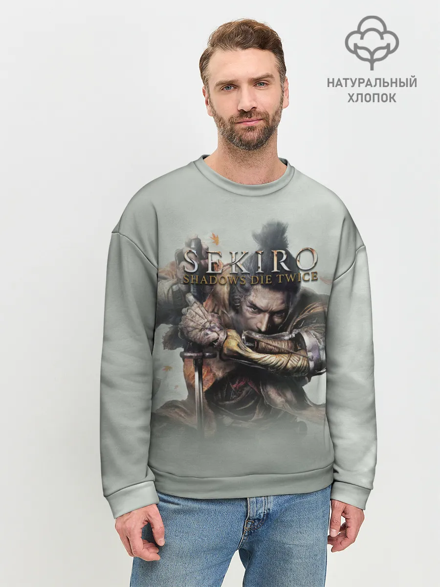 Мужской свитшот базовый / Sekiro: Shadows Die Twice