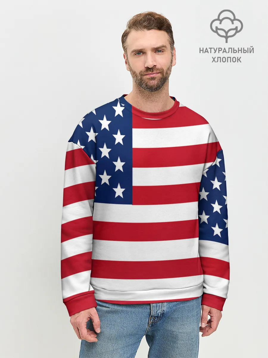 Мужской свитшот базовый / USA