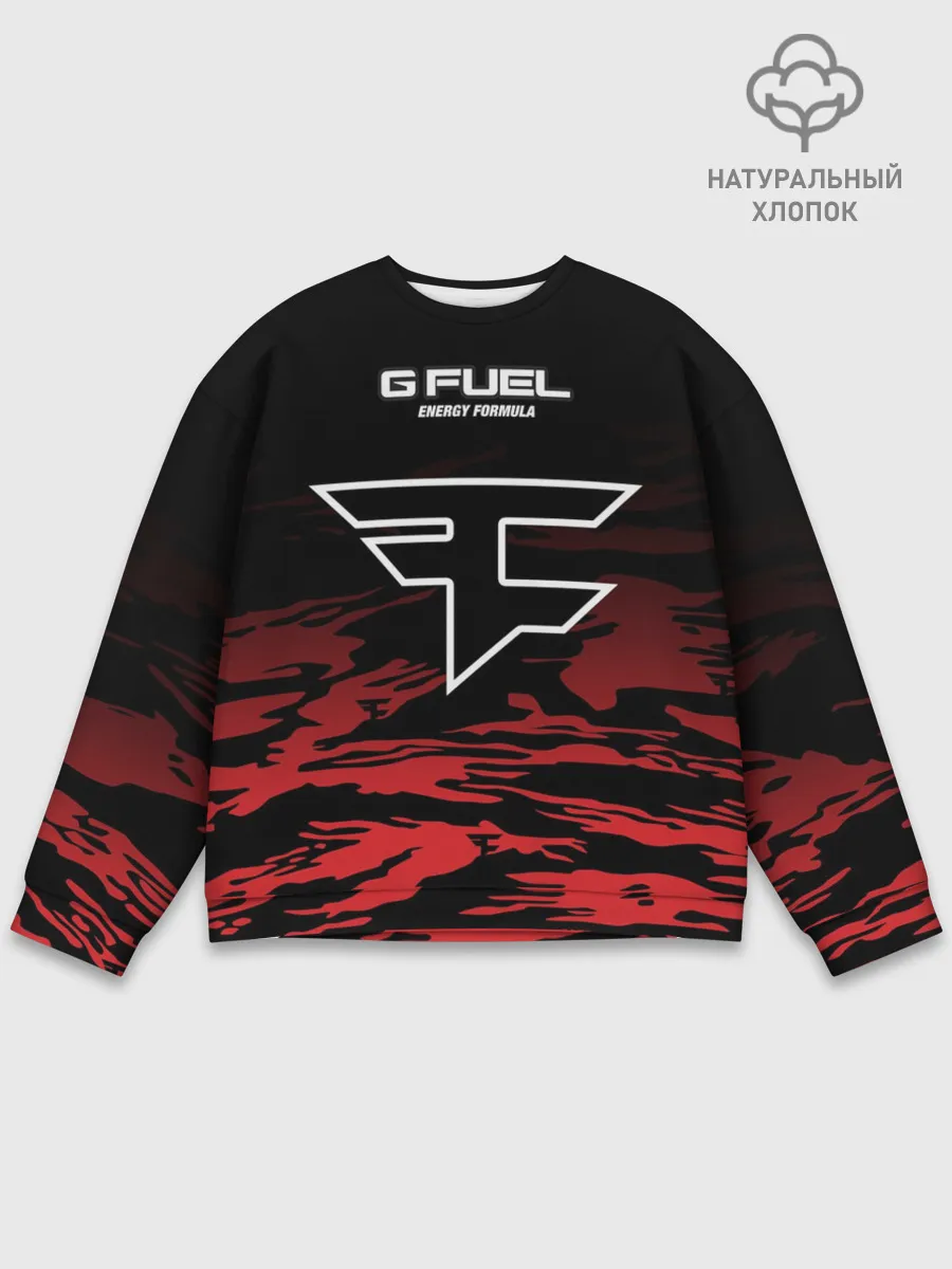 Мужской свитшот базовый / Faze clan - Jersey pro 2019