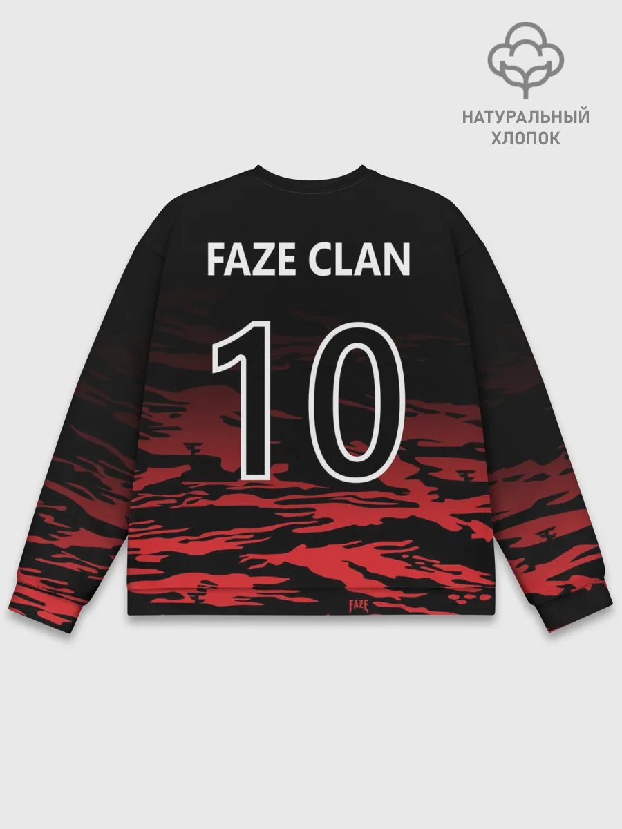Мужской свитшот базовый / Faze clan - Jersey pro 2019