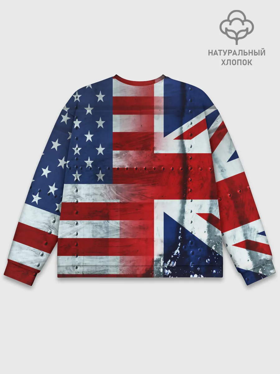 Мужской свитшот базовый / Англия&Америка