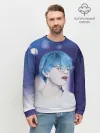 Мужской свитшот базовый / BTS Blue