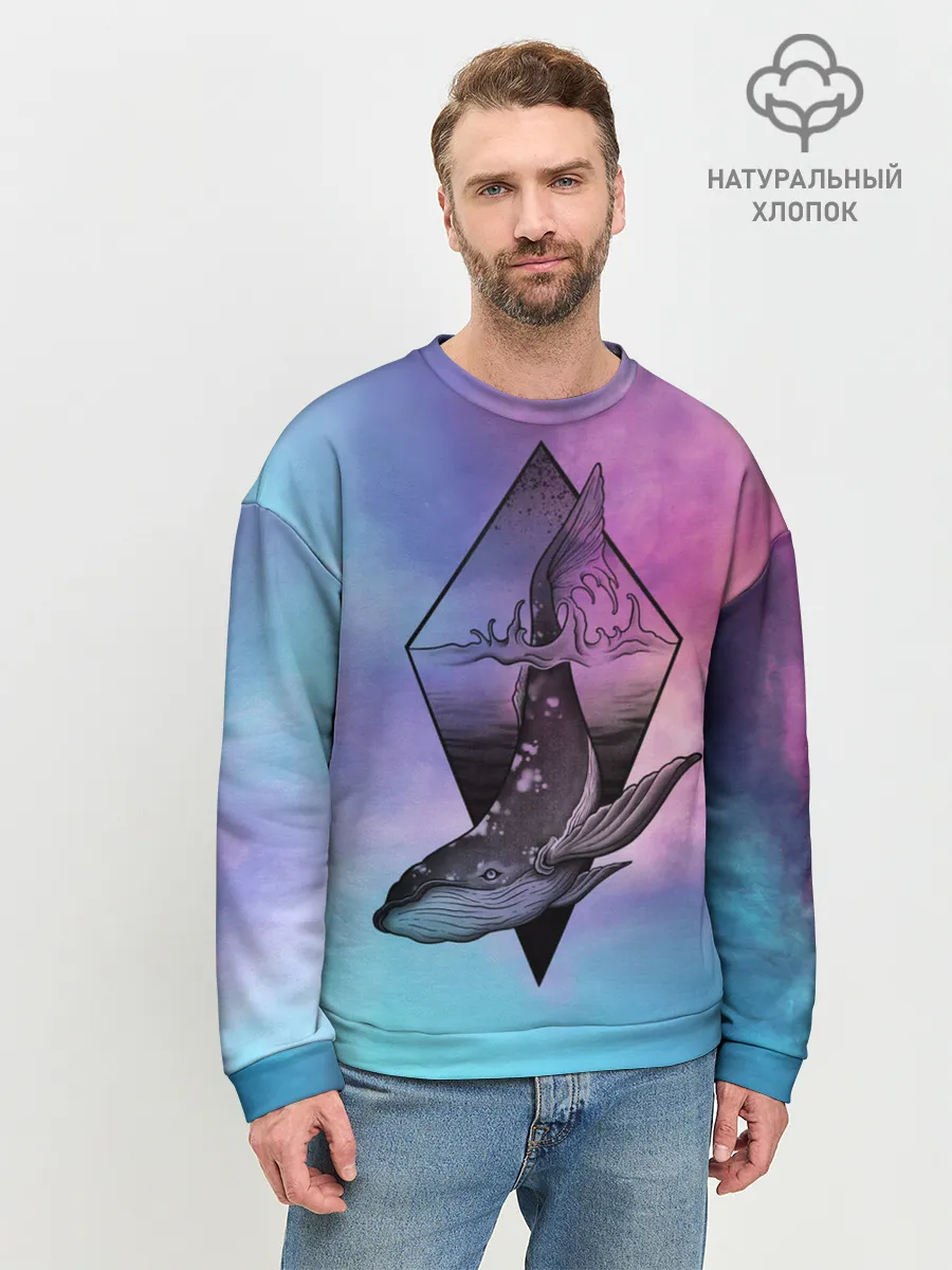 Мужской свитшот базовый / космос