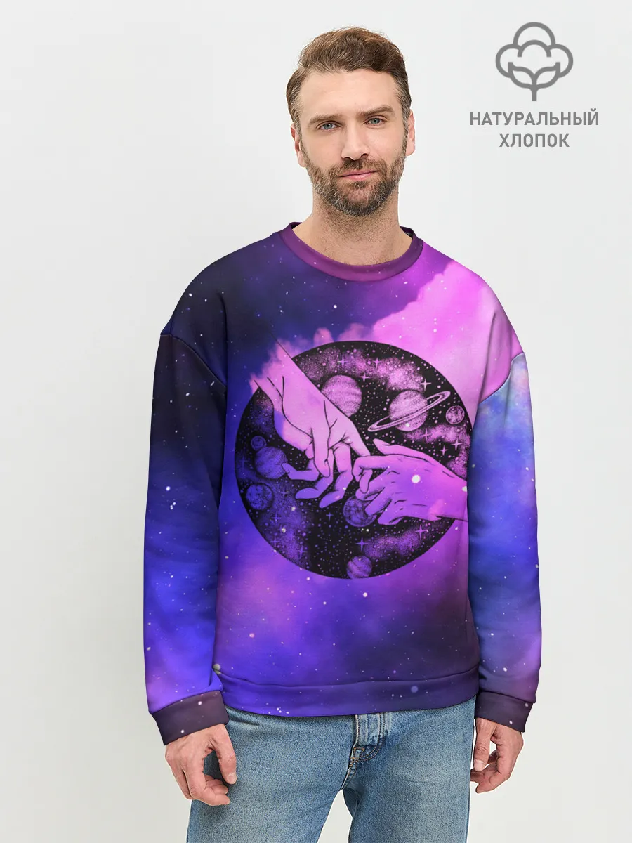 Мужской свитшот базовый / космос