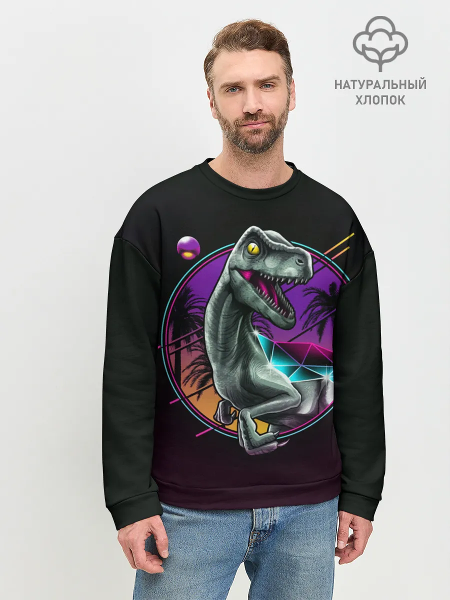 Мужской свитшот базовый / неон